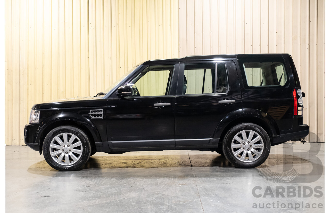 12/2016 Land Rover Discovery 4 3.0 TDV6 MY16 4d Wagon Ultimate Black Metallic V6 Turbo Diesel 3.0L - 7 Seater