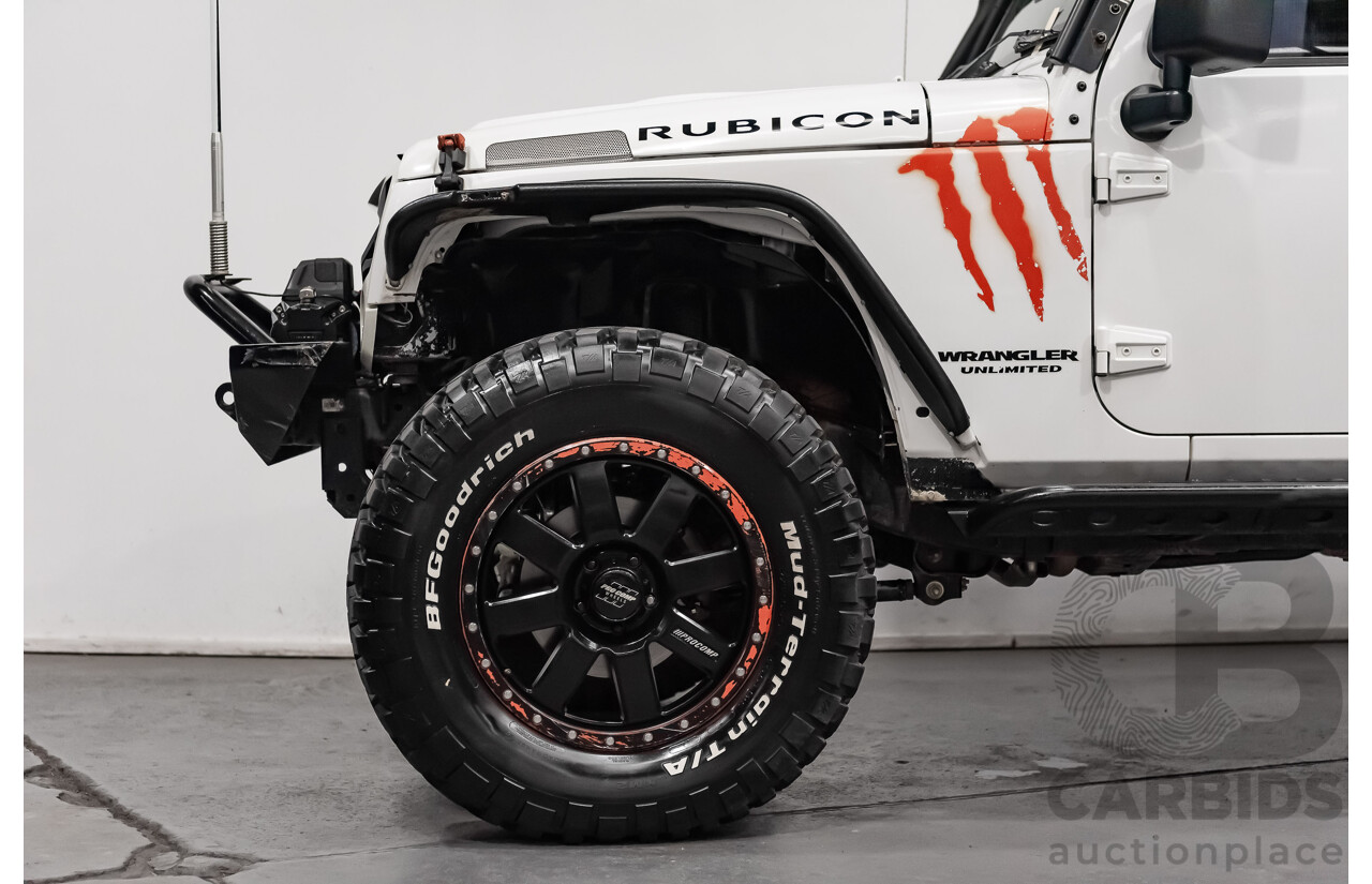 3/2011 Jeep Wrangler Unlimited Rubicon (4x4) JK MY11 4d Softtop White 3.8L - Modified