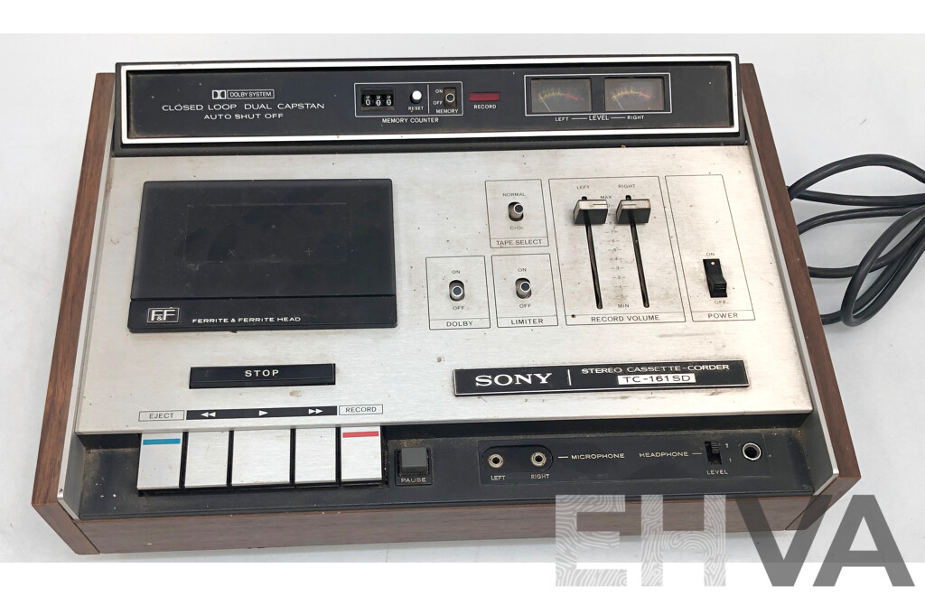 Sony Stereo Cassette-Corder TC-161SD