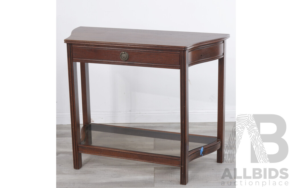 Timber Serpentine Front Hall Table