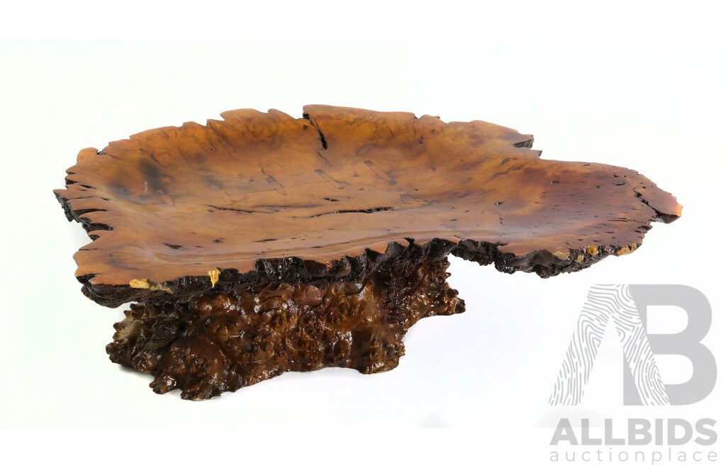 Large Hand Made Mallee Burl Table Centerpiece