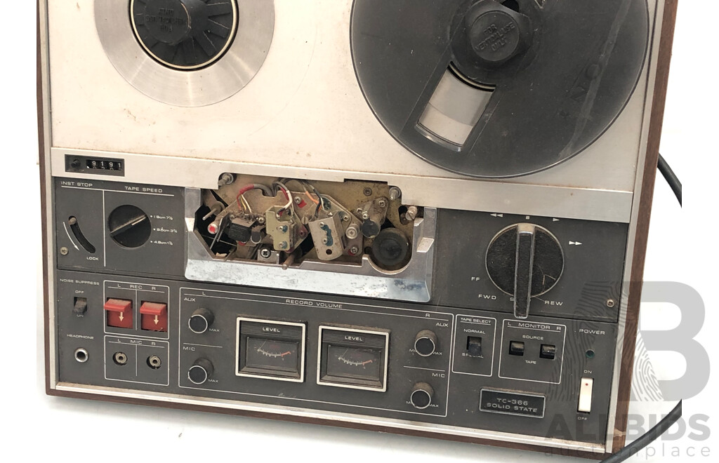 Vintage Sony TC-366 Solid State Reel to Reel Tape Recorder