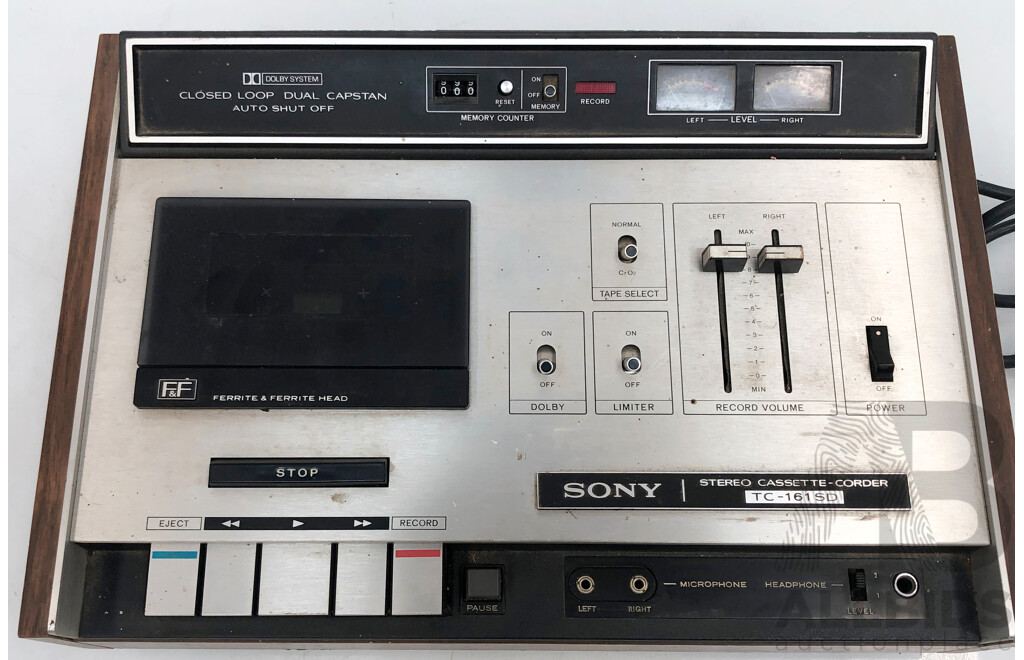Sony Stereo Cassette-Corder TC-161SD