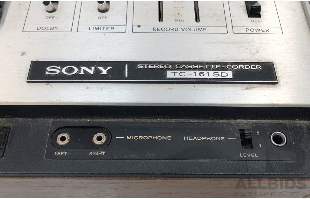 Sony Stereo Cassette-Corder TC-161SD