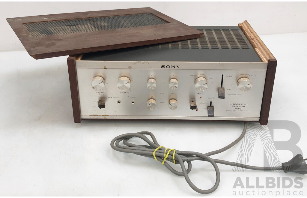 Sony Integrated Amplyfier 1080 Solid State / 30 Transistor