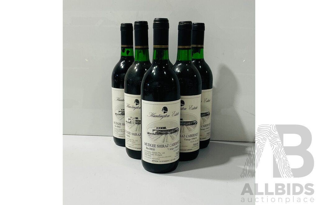 Huntington Estate Mudgee Shiraz Cabernet Bin HB50 Vintage 1996 X 6