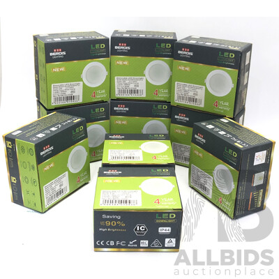 9x BDS Berdis Lighting LED Dimmable DownLights