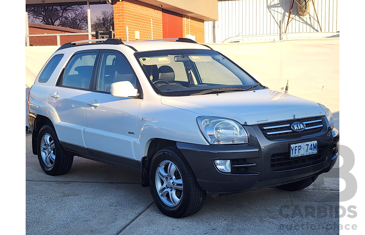 12/2008 Kia Sportage EX-L (limited) (4x4) KM 4d Wagon White 2.0L