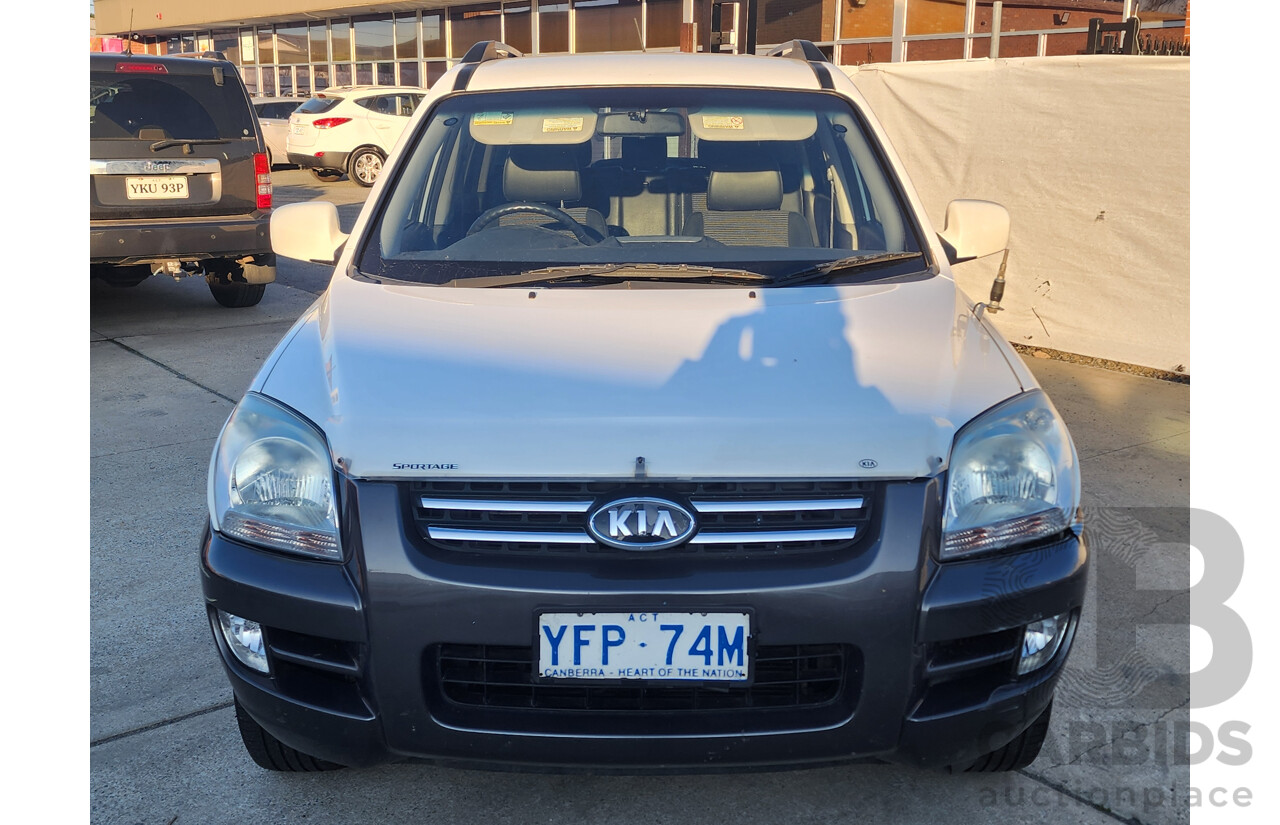12/2008 Kia Sportage EX-L (limited) (4x4) KM 4d Wagon White 2.0L