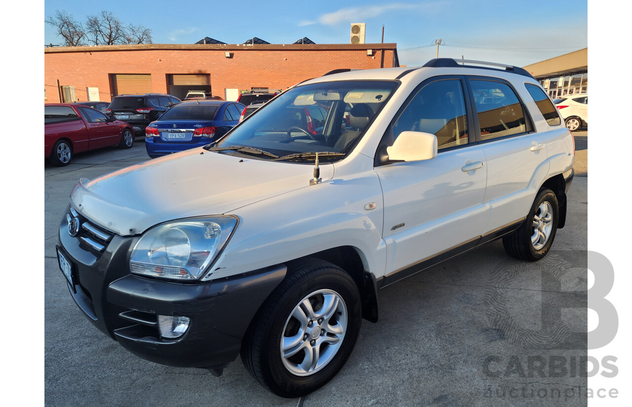 12/2008 Kia Sportage EX-L (limited) (4x4) KM 4d Wagon White 2.0L
