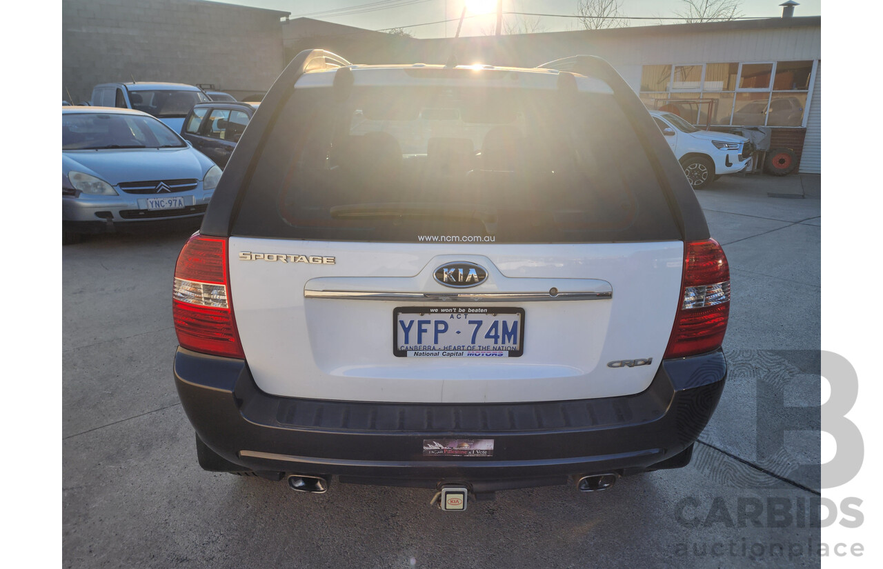 12/2008 Kia Sportage EX-L (limited) (4x4) KM 4d Wagon White 2.0L
