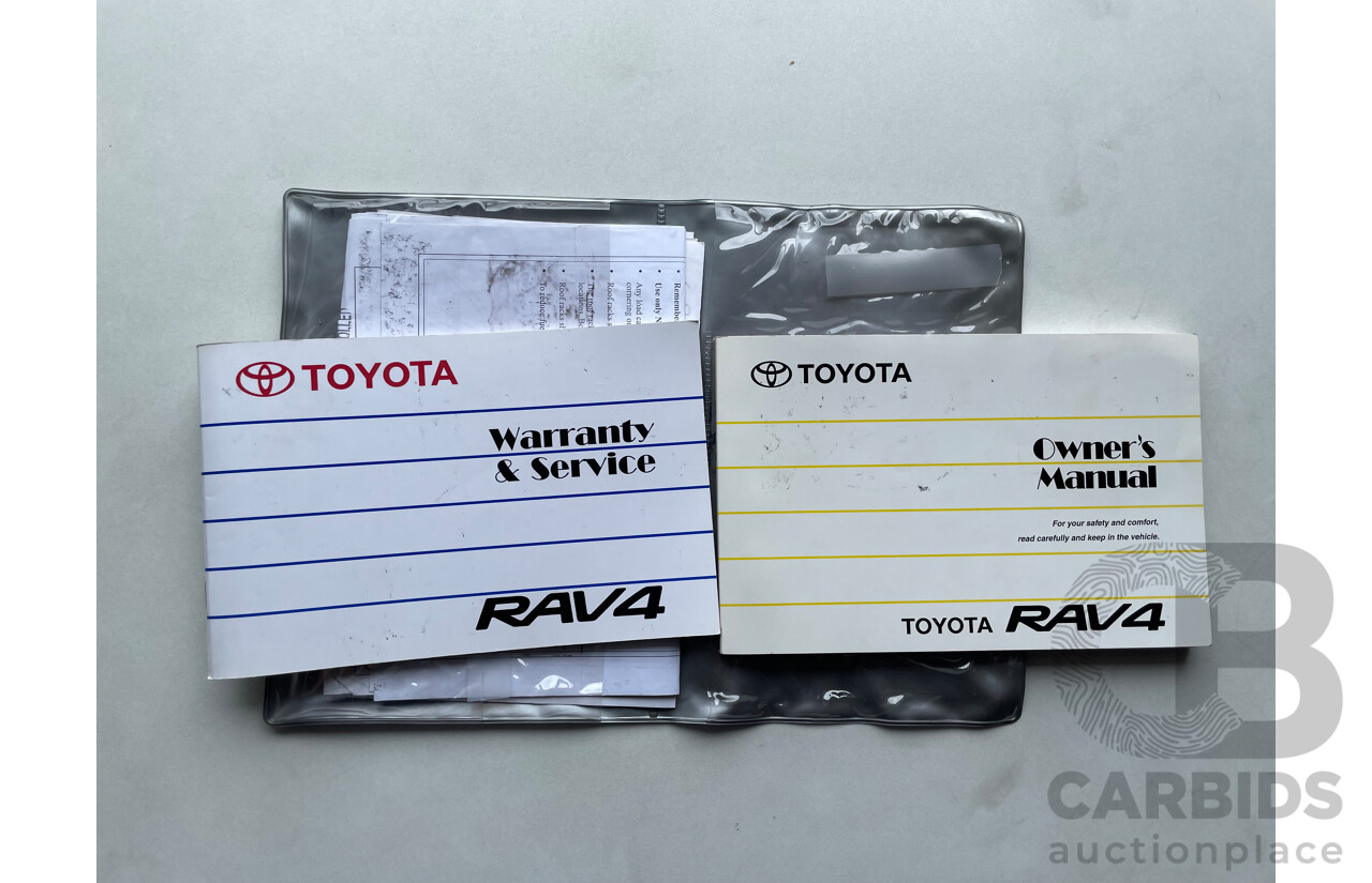 01/06 Toyota Rav4 CV (4x4) 4WD ACA33R 4D Wagon Blue 2.4L