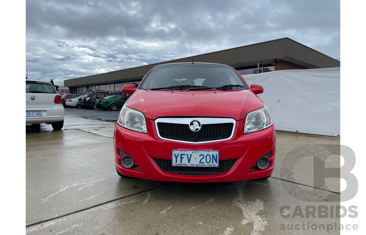 06/09 Holden Barina  FWD TK MY09 3D Hatchback Red 1.6L