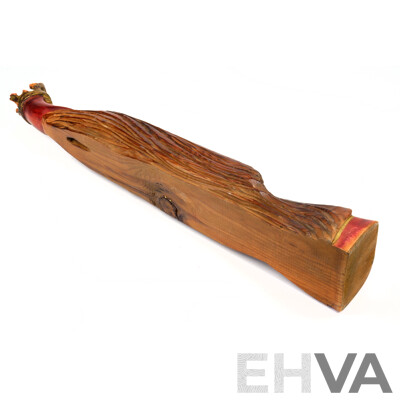 Hand Carved Wooden Ethiopian Balthazar Figure