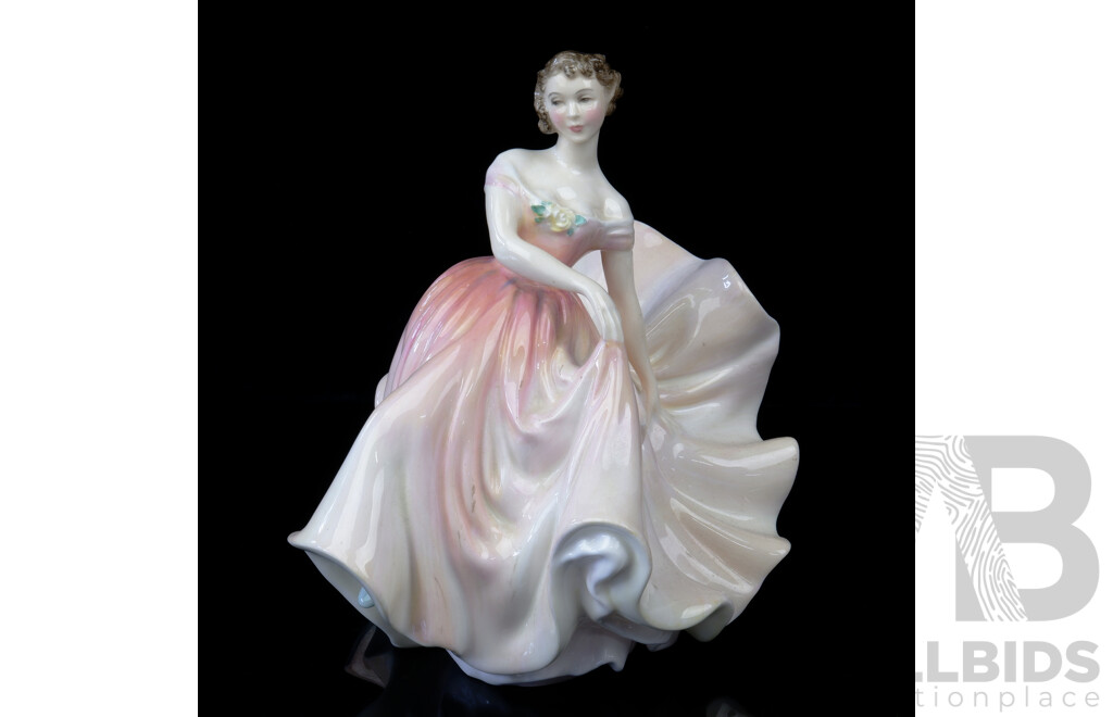 Royal Doulton Porcelain Lady Figurine,The Polka, HN 2156