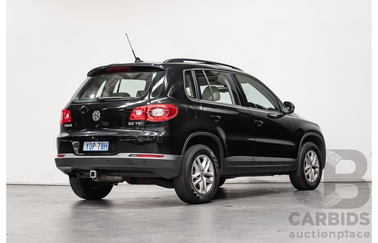 12/2009 Volkswagen Tiguan 125TSI (4x4) 5NC MY10 4D Wagon Black Turbo 2.0L