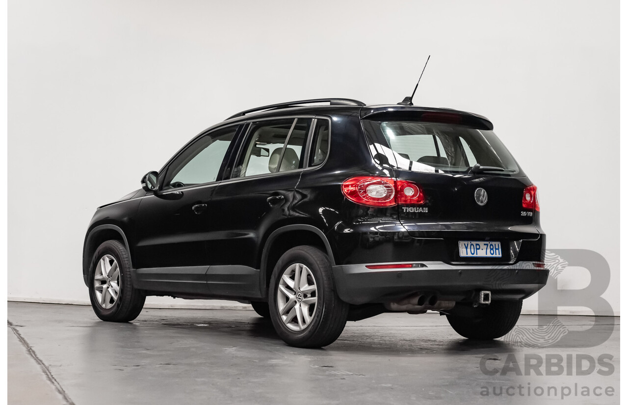 12/2009 Volkswagen Tiguan 125TSI (4x4) 5NC MY10 4D Wagon Black Turbo 2.0L