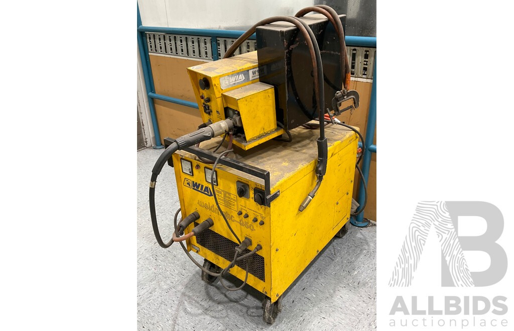 Three Phase Weldmatic 250 Mig Welder with WIA Solid State Wire Feeder