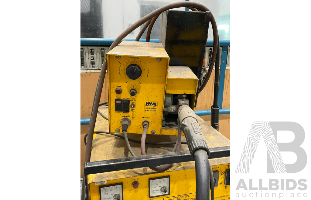 Three Phase Weldmatic 250 Mig Welder with WIA Solid State Wire Feeder