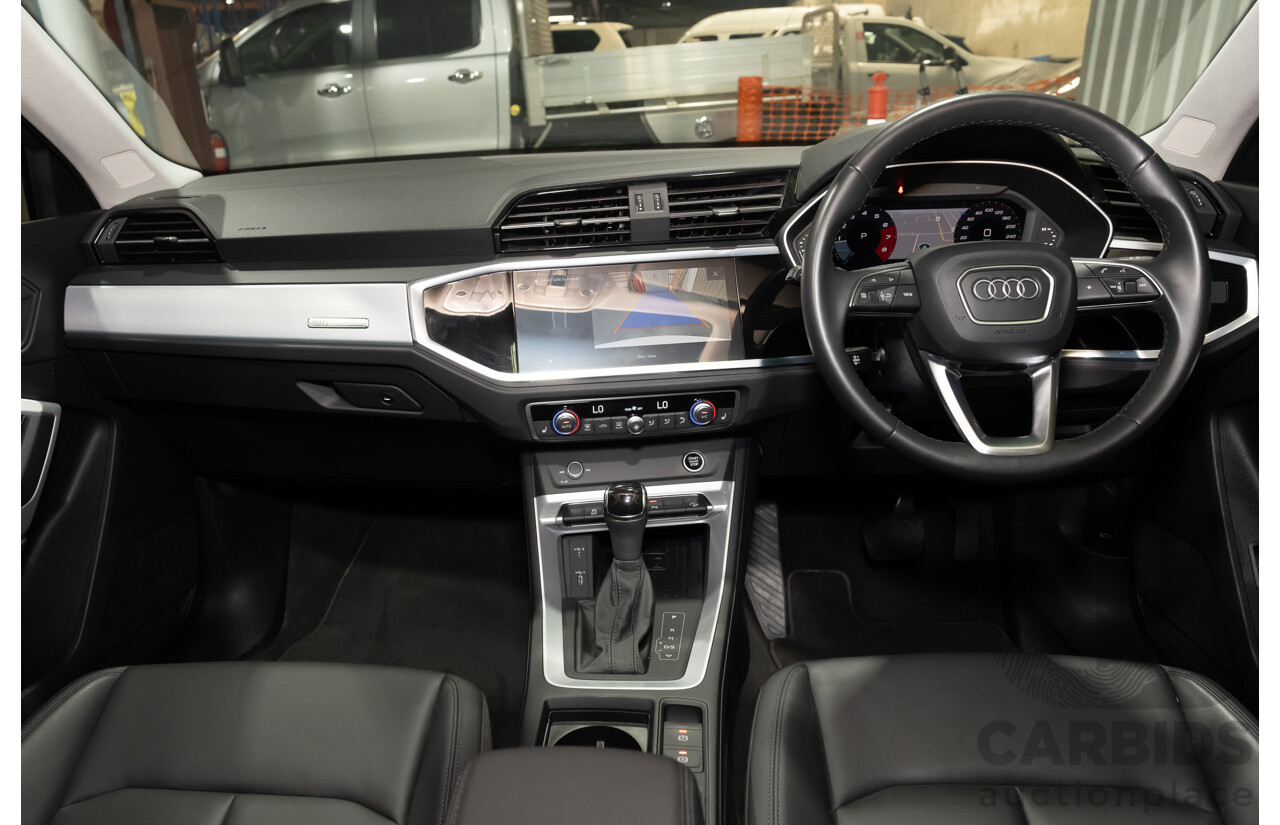07/2021 Audi Q3 35TFSI F3 MY21 4d Wagon White Turbo 1.4L