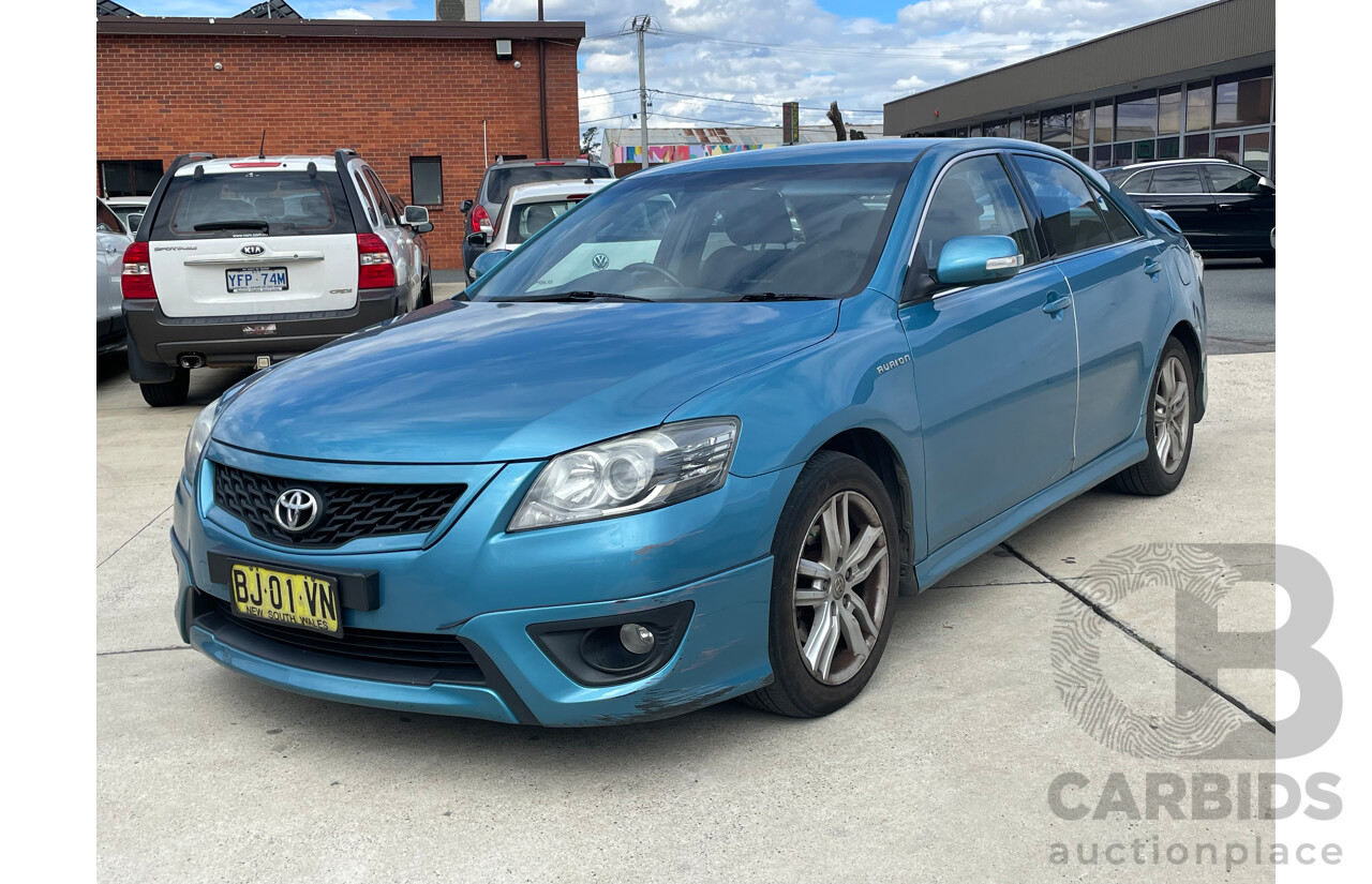 02/11 Toyota Aurion Sportivo SX6 AT-X FWD GSV40R 09 UPGRADE 4D Sedan Blue 3.5L