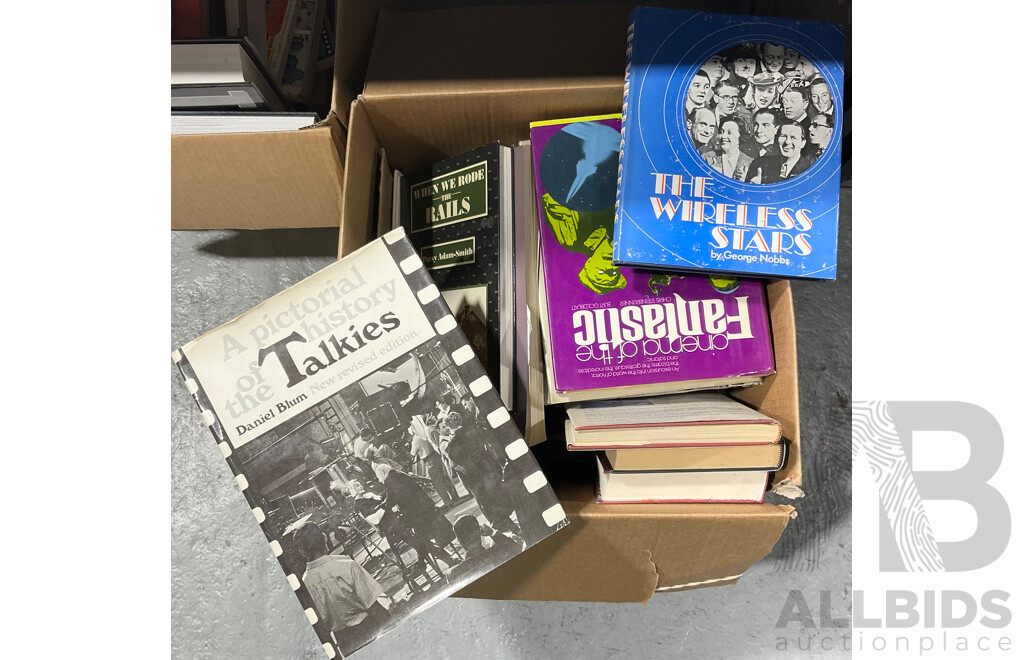 Large Assortment of Books on the History of Cinema and More