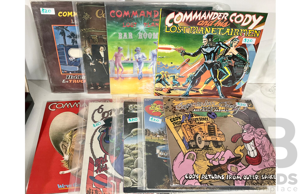 Nine Commander Cody Vinyl Records