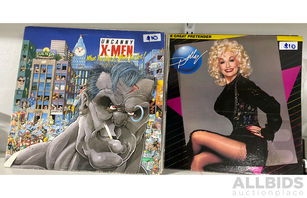 Good Collection of Vintage Vinyls Inlcuding Dolly Parton