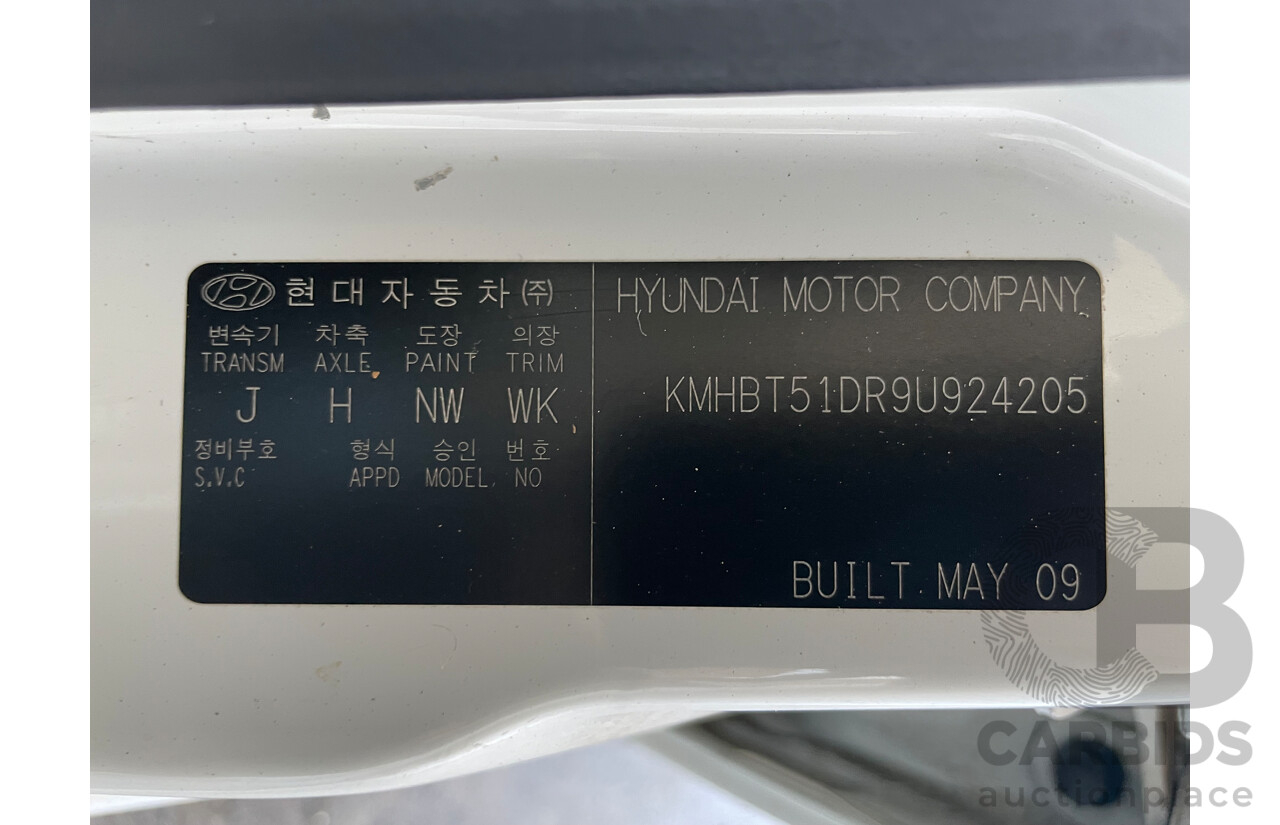 08/09 Hyundai Getz S FWD TB MY09 5D Hatchback White 1.4L