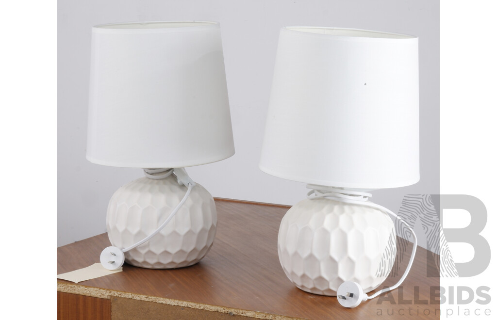 Pair of Contemporary 'Evelyn' Lamps From Target