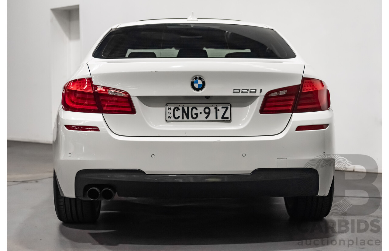 3/2013 BMW 528i M-Sport F10 MY13 4d Sedan White Turbo 2.0L