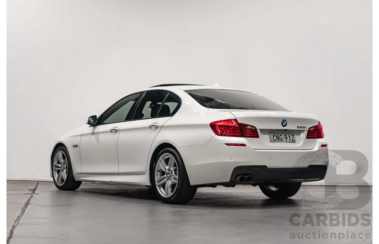 3/2013 BMW 528i M-Sport F10 MY13 4d Sedan White Turbo 2.0L