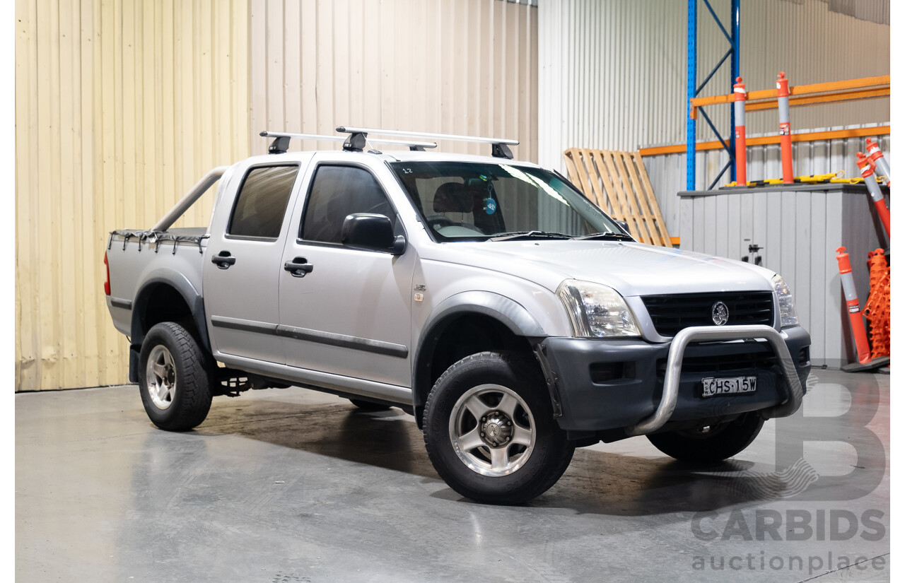 11/2006 Holden Rodeo LX RA MY06 UPGRADE Crew Cab P/Up Silver 3.6L