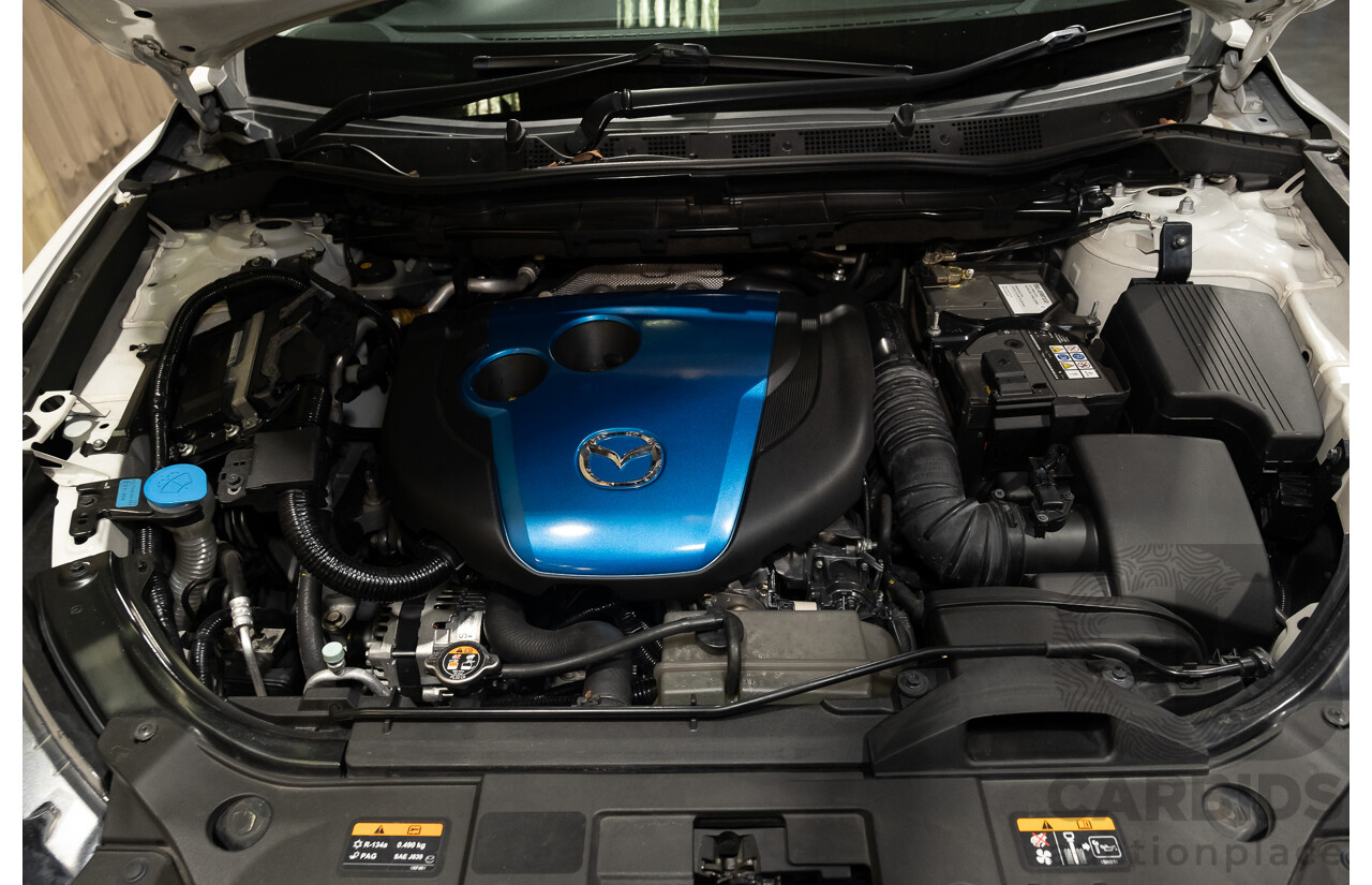12/2012 Mazda CX-5 Grand Tourer (4x4) 4d Wagon White Turbo Diesel 2.2L