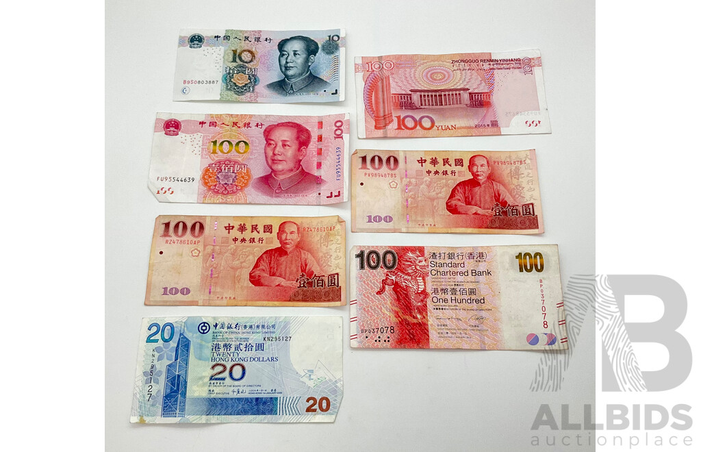 Collection of Hong Kong and Chinese Bank Notes