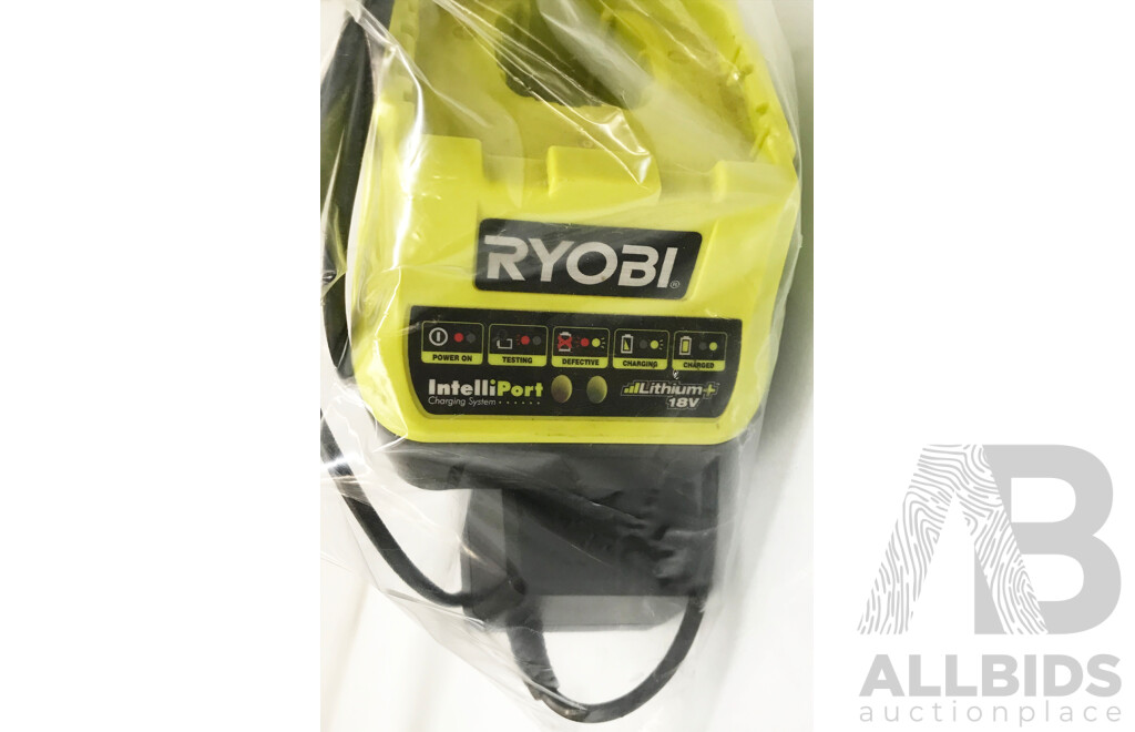 RYOBI One+ Cordless Line Trimmer with Battery and Charger