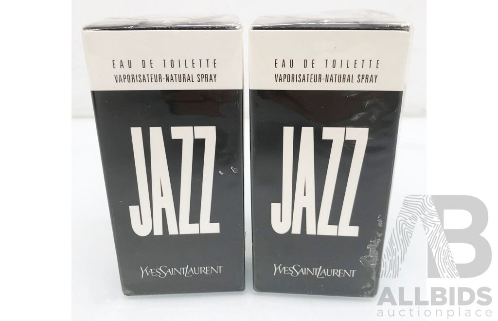 Yves Saint Laurent Eau De Toilette JAZZ 50ml - Lot of 2