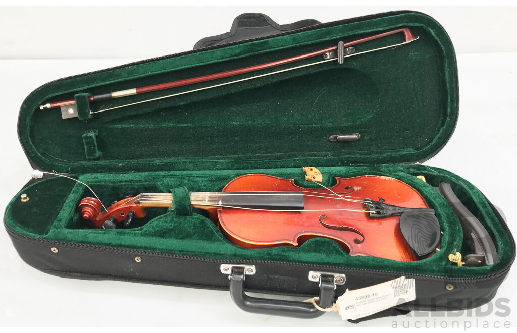 SUZUKI Stradivarius Copy Violin with Protective Case