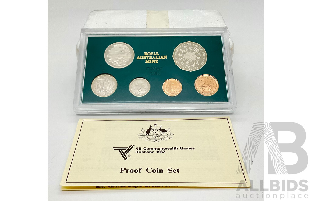 Australian RAM 1982 Proof Six Coin Set