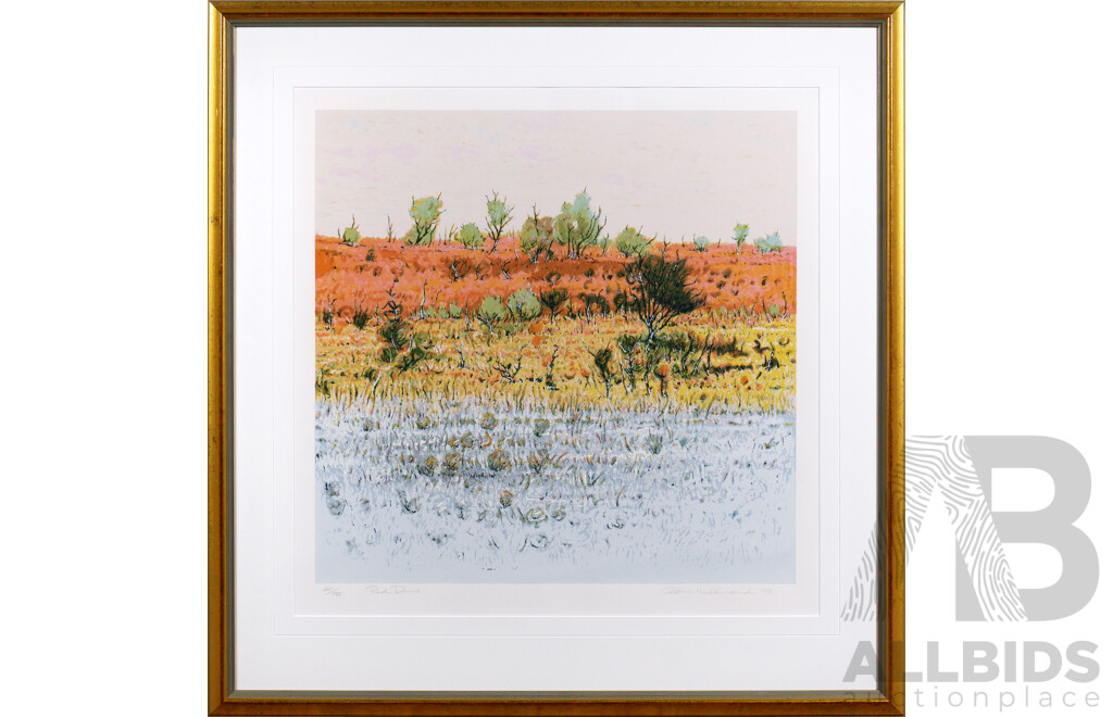 Clem Millward (born 1929), Red Dune 1993, Lithograph