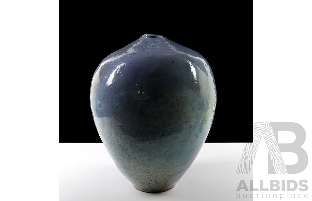 Hildegard Anstice (Born 1936), Glazed Coiled Earthenware Vase