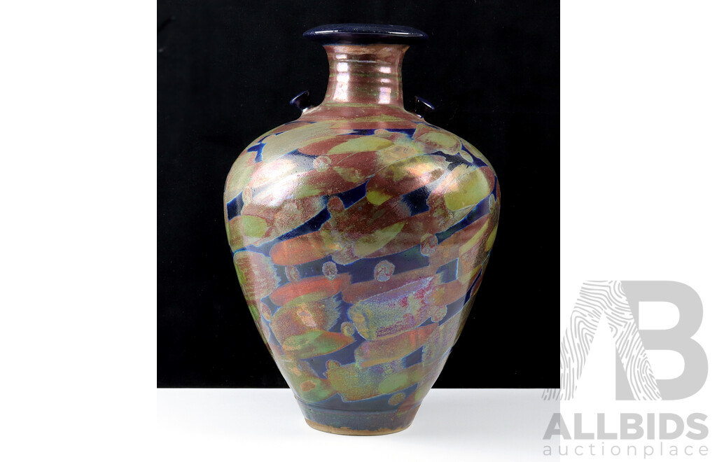 Hildegard Anstice (Born 1936), Lustre Glazed Vase
