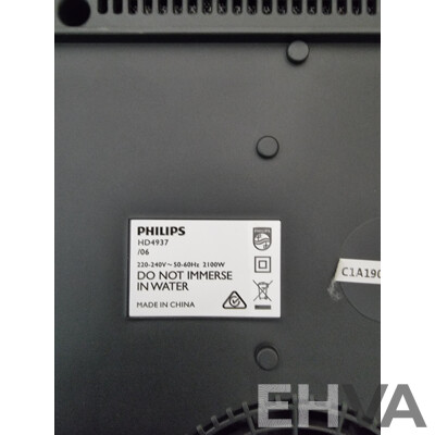 Set of Three Philips HD4937-06 Portable Induction Cooktop