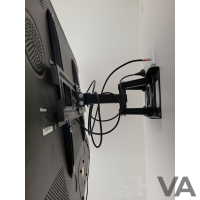 Hisense Wall Mounted Television with LG DVD Players and DVDs
