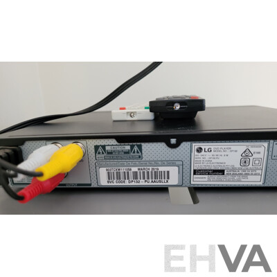 Hisense Wall Mounted Television with LG DVD Players and DVDs