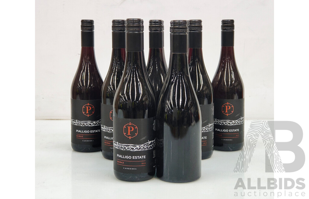 Pialligo Estate Canberra Shiraz & Unlabelled Red Wine 750ml - Lot of 12