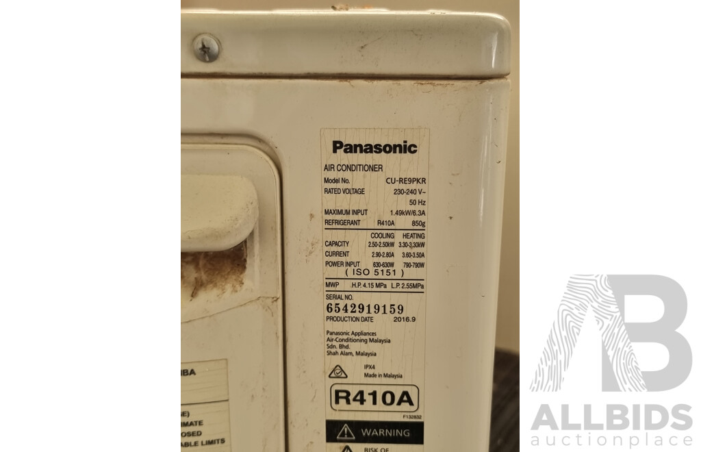 Panasonic Air Conditioner Unit