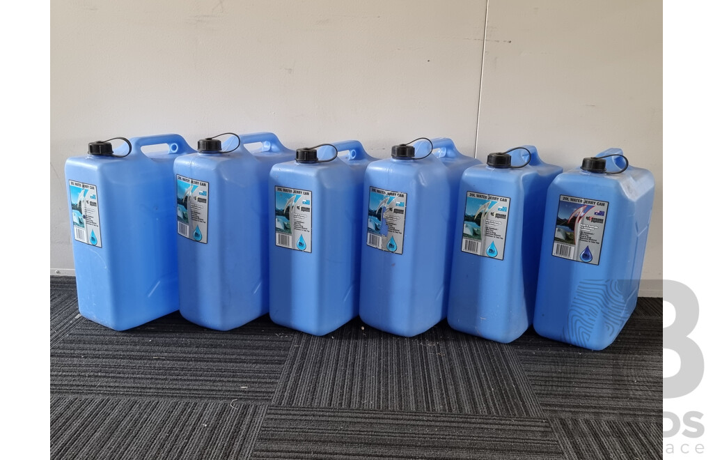 20L Water Jerry Can - Lot of 6