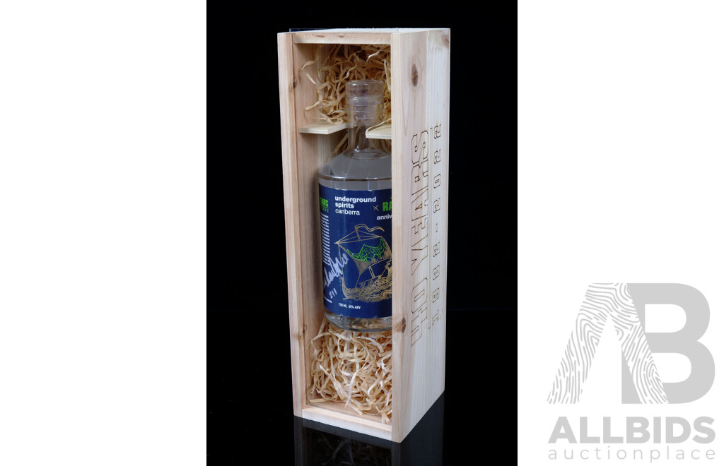 Alan Tongue #211 Personally Signed Underground Spirits 40th Anniversary Gin - Special Edition 17/40