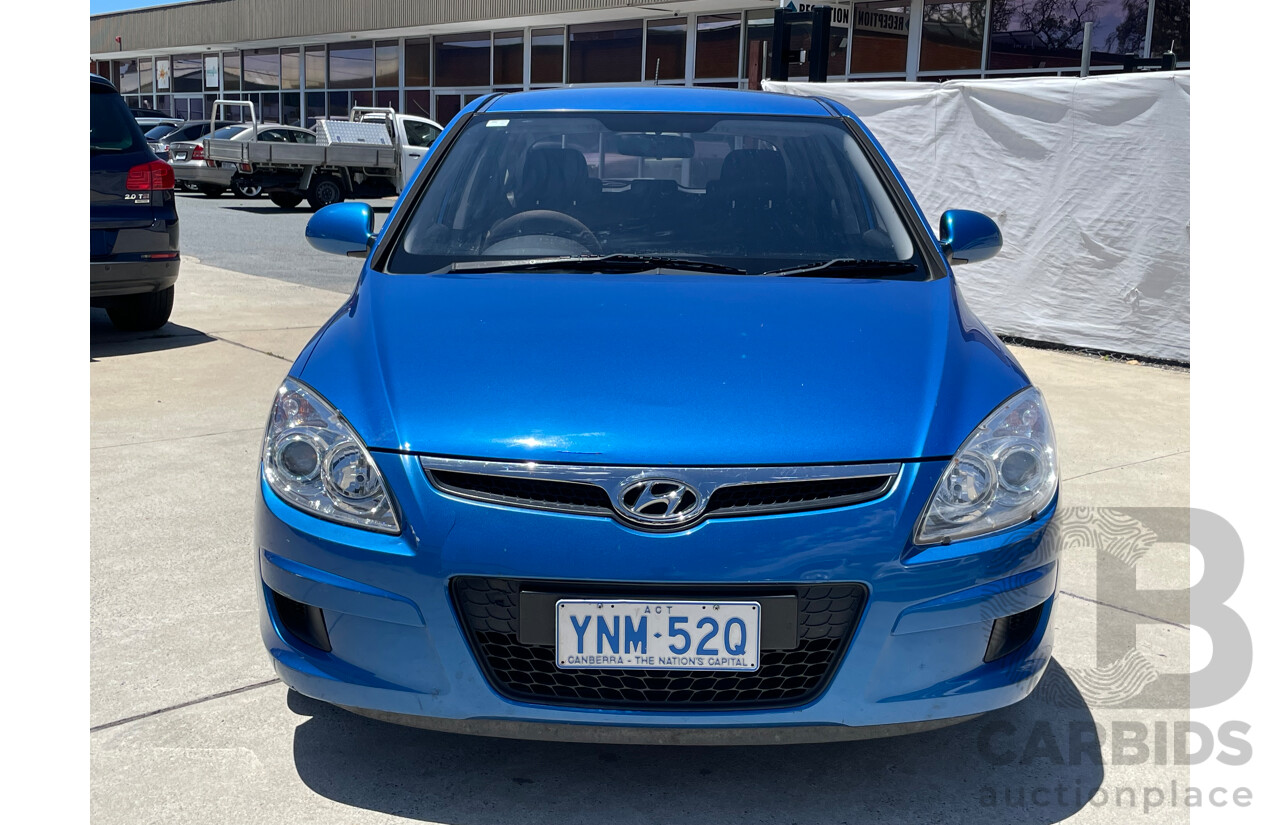 01/10 Hyundai I30 SX FWD FD MY10 5D Hatchback Blue 2.0L
